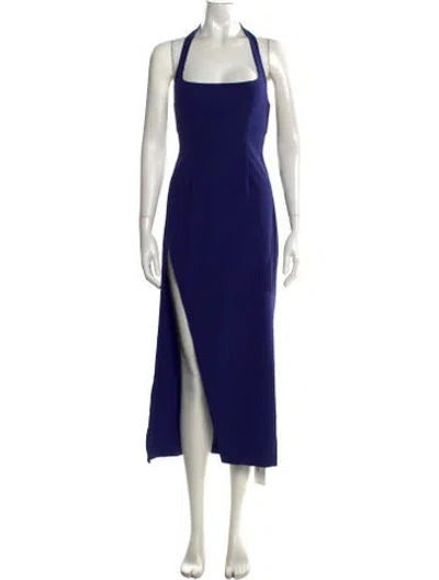 Pre-owned L'academie Nylon Midi Length Dress In Blue