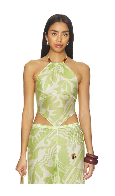 L'academie Nyra Top In Green