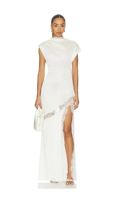 L'academie Rietta Gown In White