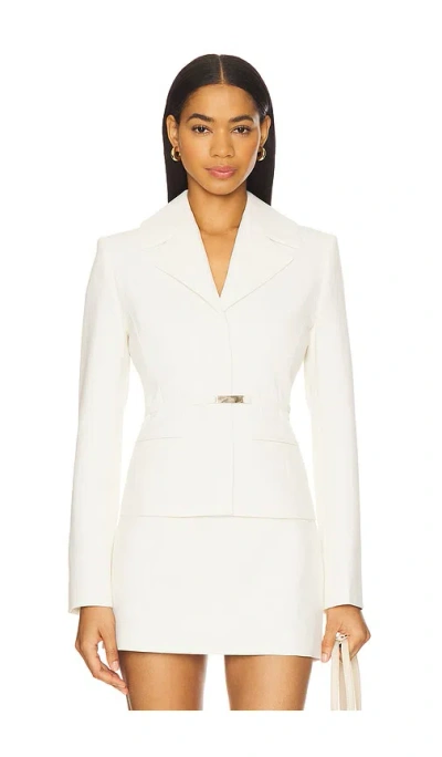 L'academie Rin Jacket In Off White