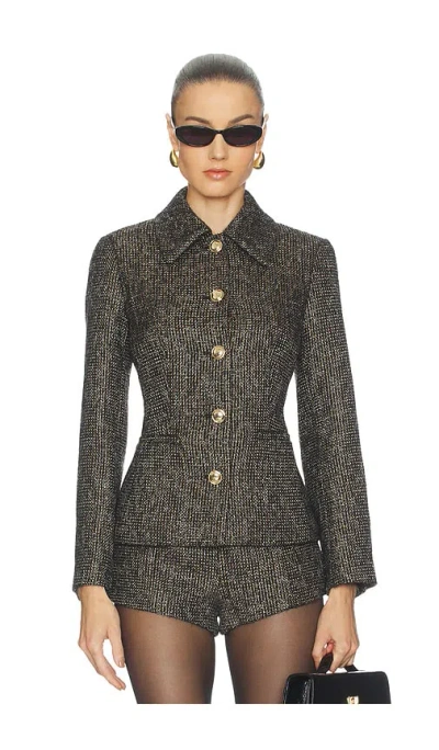 L'academie Rita Jacket In Black Multi