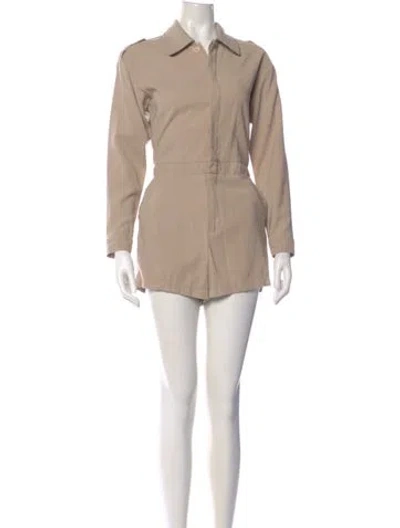 Pre-owned L'academie Romper In Neutrals
