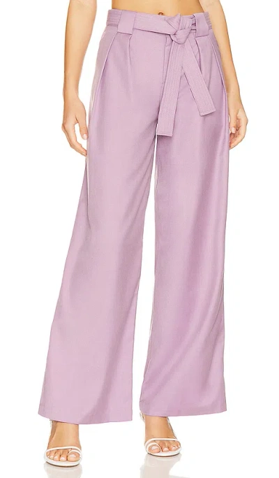L'academie Rylee Pant In Light Purple