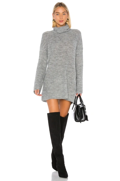L'academie Sable Sweater Dress. - In Grey