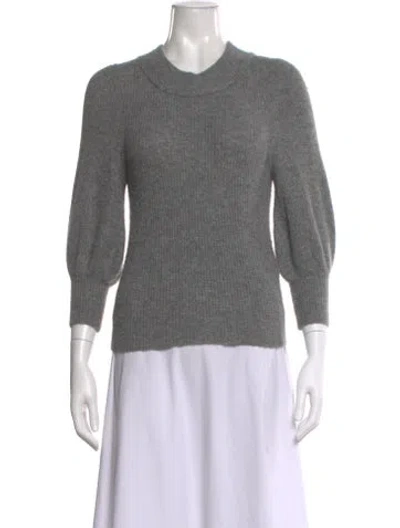 Pre-owned L'academie Scoop Neck Sweater In Gray