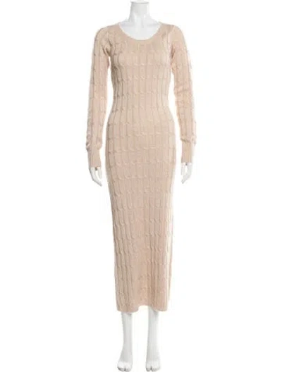 Pre-owned L'academie Scoop Neck Sweater W/ Tags In Neutral