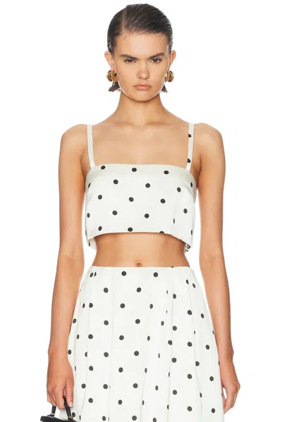 L'academie Selma Top In White