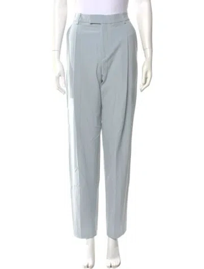Pre-owned L'academie Straight Leg Pants In Blue