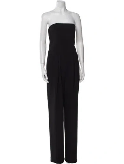Pre-owned L'academie Strapless Jumpsuit In Black
