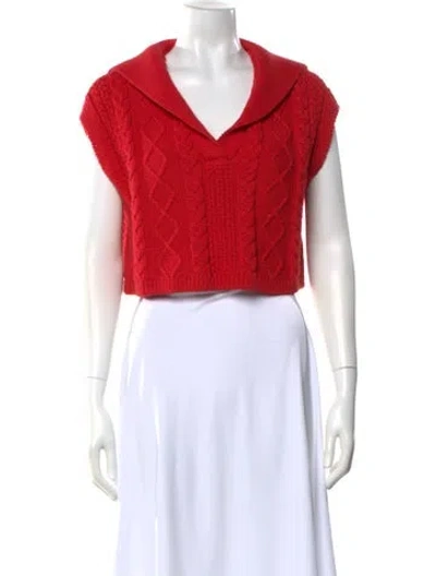 Pre-owned L'academie Sweater In Red