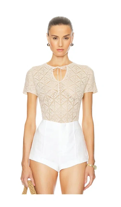 L'academie Tillie Top In Beige
