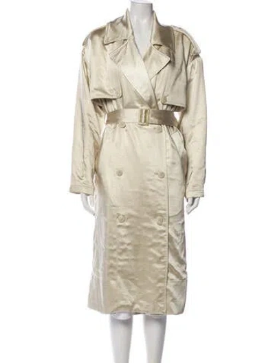 Pre-owned L'academie Trench Coat In Neutral