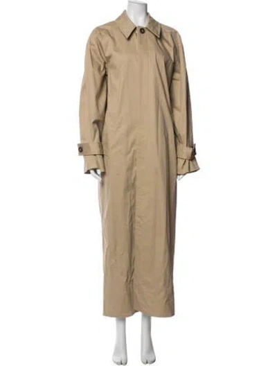 Pre-owned L'academie Trench Coat In Neutrals