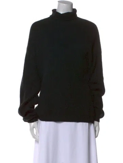 Pre-owned L'academie Turtleneck Sweater In Black