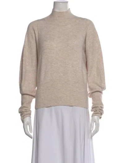 Pre-owned L'academie Turtleneck Sweater In Neutral