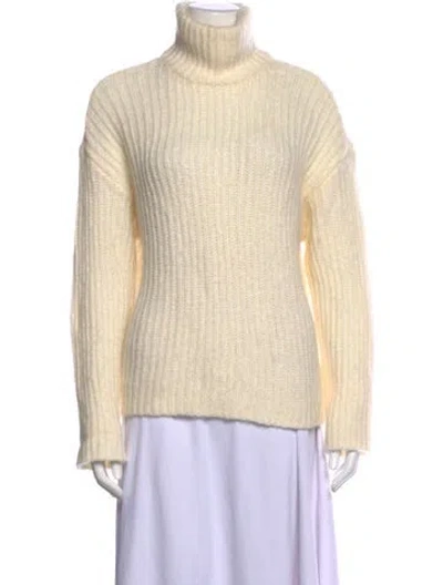 Pre-owned L'academie Turtleneck Sweater In Neutrals