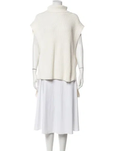 Pre-owned L'academie Turtleneck Sweater In Neutrals