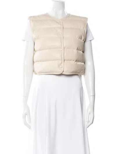 Pre-owned L'academie Vest In Neutral