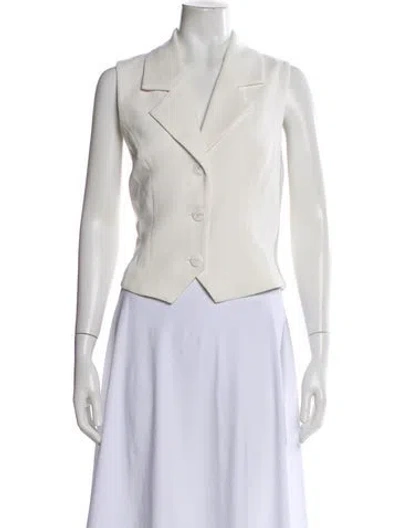 Pre-owned L'academie Vest In White