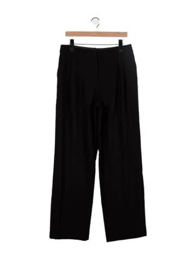 Pre-owned L'academie Wide Leg Pants In Black