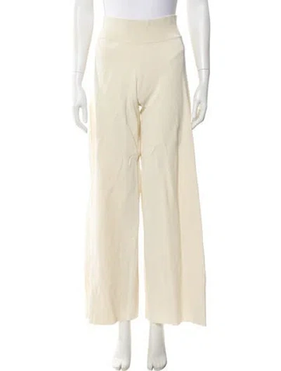 Pre-owned L'academie Wide Leg Pants In Neutral