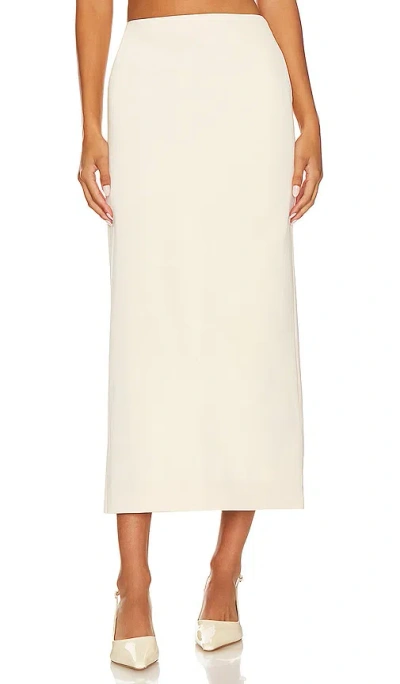 L'academie Dionira Maxi Skirt In Beige