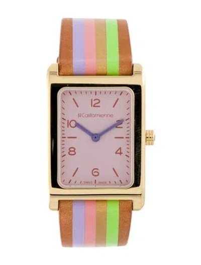 Pre-owned Lacalifornienne Daybreak Watch In Multi