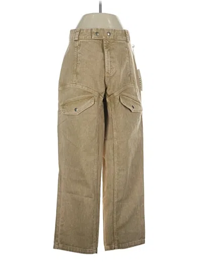 Pre-owned Lacausa Cargo Pants In Tan