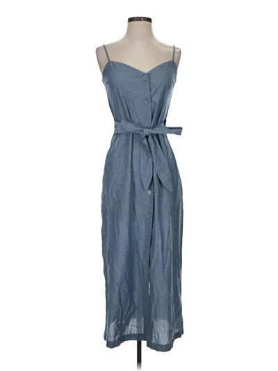 Pre-owned Lacausa Casual Dress In Blue