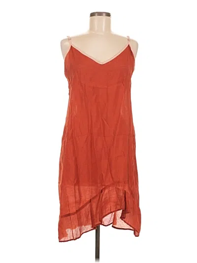 Pre-owned Lacausa Casual Dress In Orange