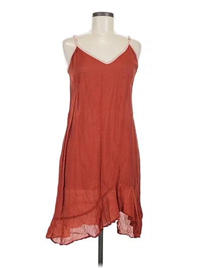 Pre-owned Lacausa Casual Dress In Orange