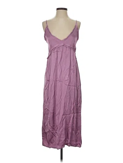 Pre-owned Lacausa Casual Dress In Purple