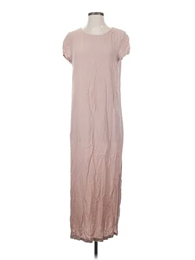 Pre-owned Lacausa Casual Dress In Tan