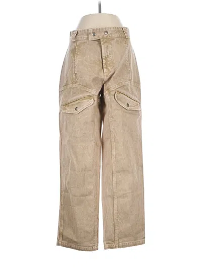 Pre-owned Lacausa Jeans In Tan