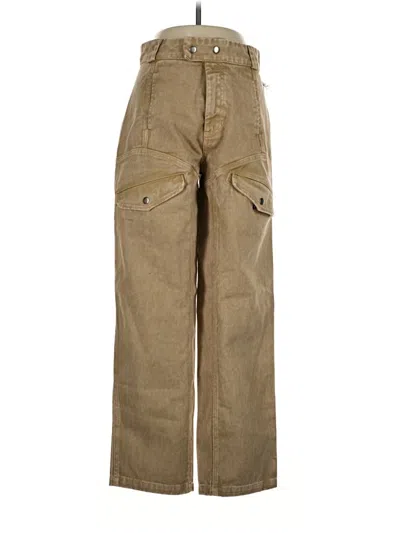 Pre-owned Lacausa Jeans In Tan