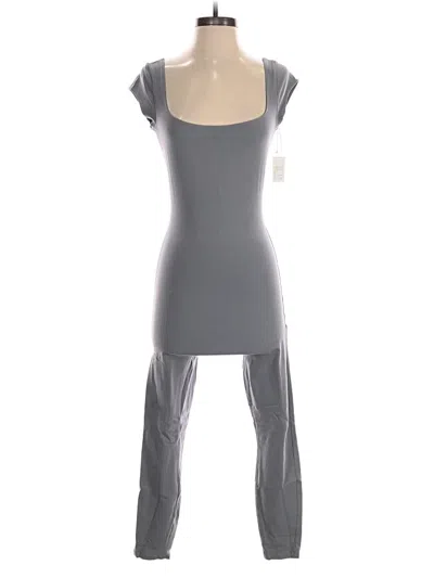 Pre-owned Lacausa Jumpsuit In Gray