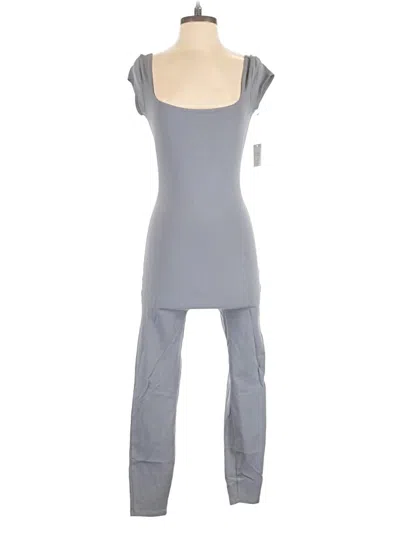 Pre-owned Lacausa Jumpsuit In Gray