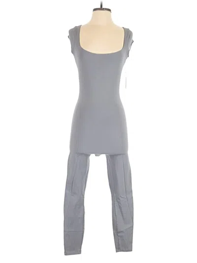 Pre-owned Lacausa Jumpsuit In Gray