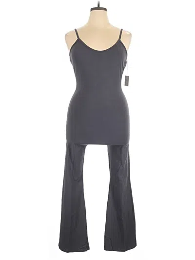 Pre-owned Lacausa Jumpsuit In Gray
