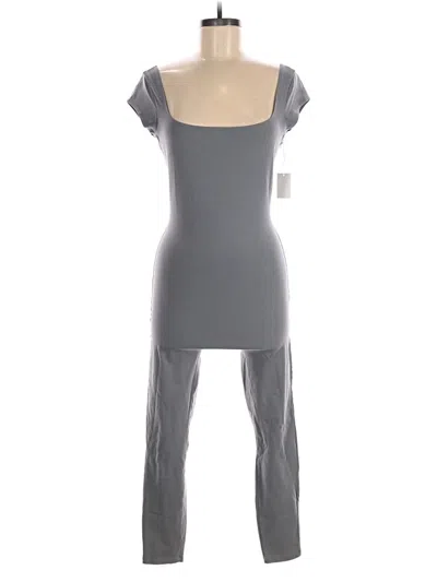 Pre-owned Lacausa Jumpsuit In Gray