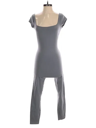 Pre-owned Lacausa Jumpsuit In Gray