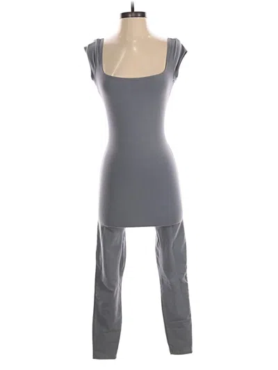 Pre-owned Lacausa Jumpsuit In Gray