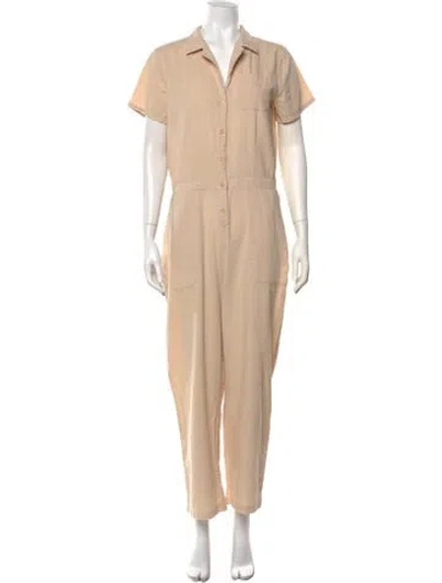 Pre-owned Lacausa Jumpsuit In Neutral