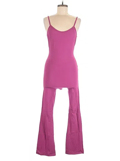 Pre-owned Lacausa Jumpsuit In Purple