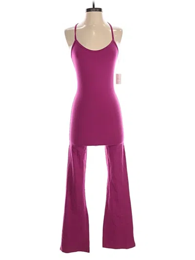 Pre-owned Lacausa Jumpsuit In Purple