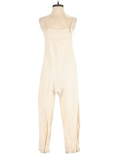 Pre-owned Lacausa Jumpsuit In White