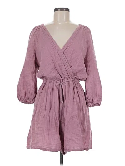 Pre-owned Lacausa Romper In Purple