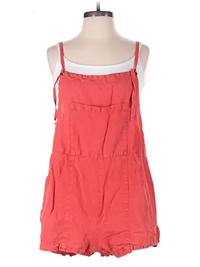 Pre-owned Lacausa Romper In Red