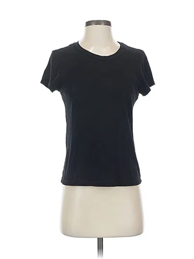 Pre-owned Lacausa Short Sleeve T-shirt In Black