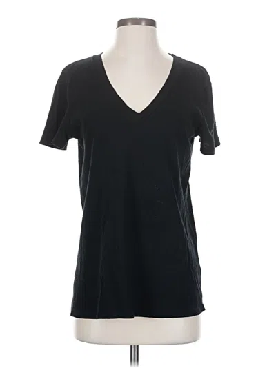 Pre-owned Lacausa Short Sleeve T-shirt In Black